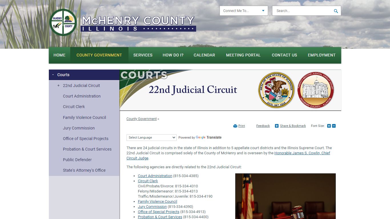 Courts - 22nd Judicial Circuit | McHenry County, IL